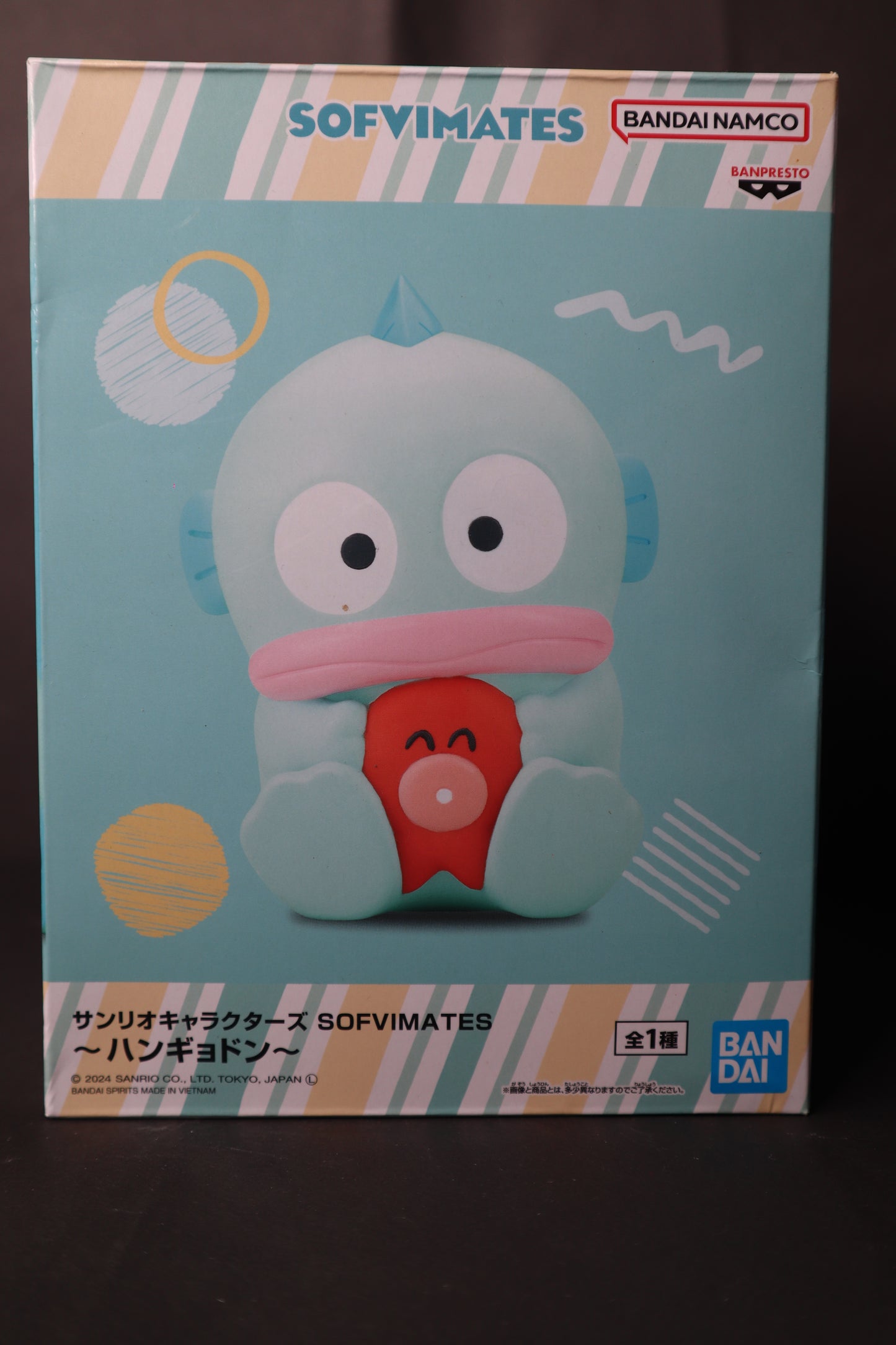 Sanrio Characters Sofvimates Hangyodon figure 11cm