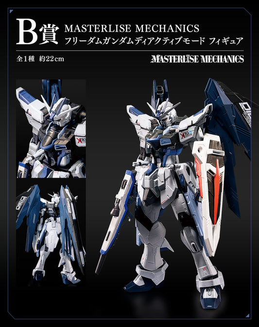 Mobile Suit Gundam & Mobile Suit Gundam Seed: Masterlise Mechanics Freedom Gundam Deactive Mode Figure - Banpresto Ichiban Kuji Prize B